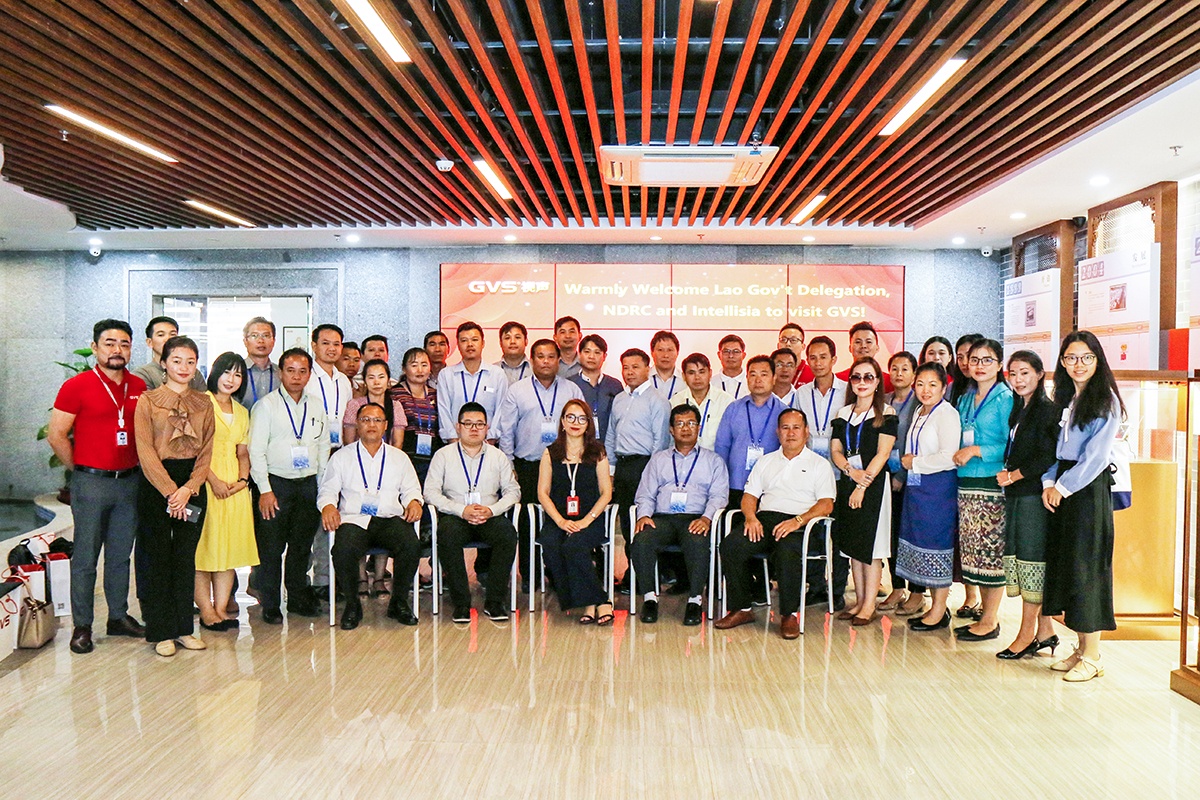 老撾科技人才培養(yǎng)計劃研修班代表團蒞臨GVS視聲參觀考察