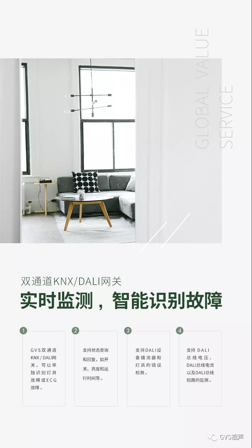 GVS 雙通道KNX/DALI網(wǎng)關